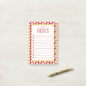 Moderne Daisies Notities Post-it® Notes (Op bureau)