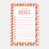 Moderne Daisies Notities Post-it® Notes (Voorkant)