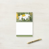 Moderne Daisy Fotografie Post-it® Notes (Op bureau)