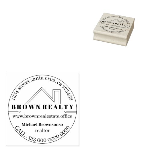 Moderne dakbedekking rubberstempel (Gestempeld)