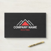 Moderne dakbedekking van het Red Triangle-gebouw Q Post-it® Notes (Op bureau)