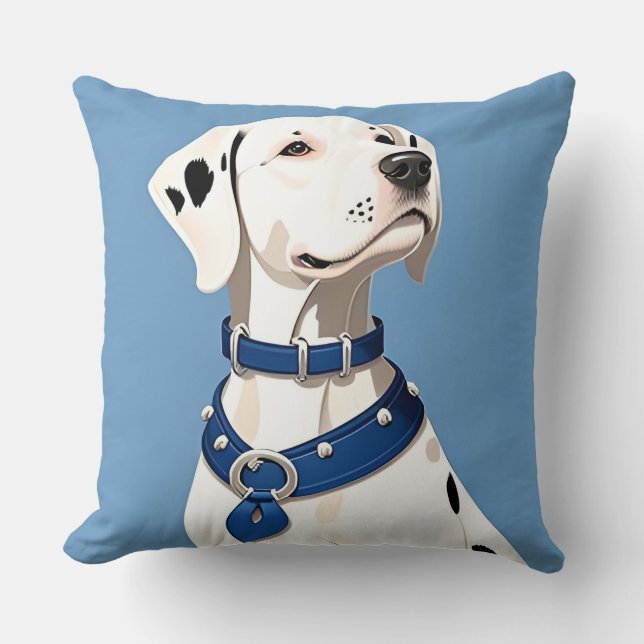 Moderne Dalmatische Hond Chic Huisdierliefhebber D Kussen (Voorkant)