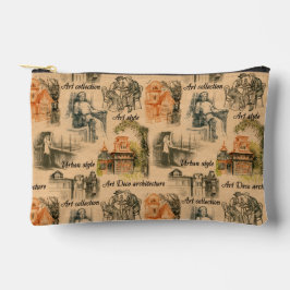 Moderne dames en huizen etui
