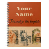 Moderne dames en huizen notitieboek (Voorkant)