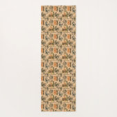 Moderne dames en huizen yogamat (Achterkant)