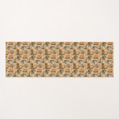 Moderne dames en huizen yogamat (Voorkant (horizontaal))