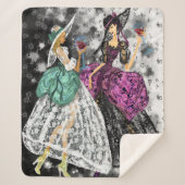 Moderne dames sherpa deken (Voorkant)