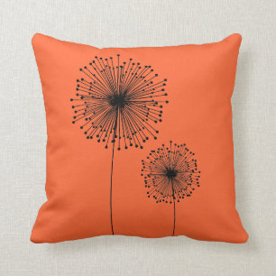 Moderne Dandelion Flower CUSTOM COLOR Kussens