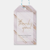Moderne Dank je Bruidsfeest Cadeaulabel (Voorkant)