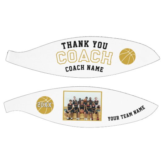 Moderne Dank u Coach Team Foto Basketbal (Panelen)