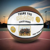 Moderne Dank u Coach Team Foto Basketbal