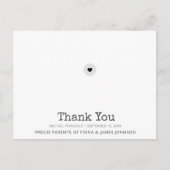 Moderne Dank u Foto's Net Collage geboorte Aankondigingskaart (Voorkant)