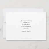 MODERNE DANK U leuke typografie trendy kleurrijk Bedankkaart (Achterkant)