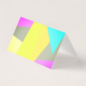 moderne dank voor geometrische abstracte kunst kaart (Achterkant)