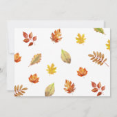 Moderne dankbare Thanksgiving Feestdagenkaart (Achterkant)