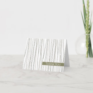 Moderne | danken u kaarden bedankkaart