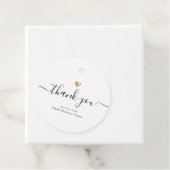 Moderne dankjewel Chic Gold Small Business Bedankjes Labels (In situ)