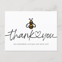 Moderne Dankkaart Voor Baby Shower Van Bij Briefkaart