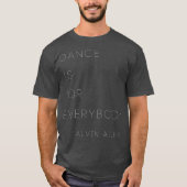 Moderne Dans Alvin Ailey T Mannen Vrouwen Danser_3 T-shirt (Voorkant)