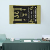 Moderne dans gefeliciteerd spandoek (Beurs)