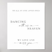 Moderne Dans In De Hemel Trouwmonument Poster (Voorkant)