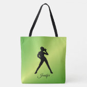 Moderne Dans met Naam Tote Bag (Voorkant)