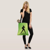 Moderne Dans met Naam Tote Bag (Op model)