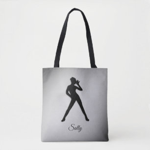 Moderne Dans met Naam Tote Bag