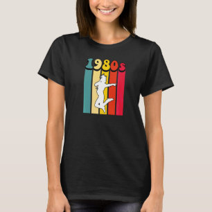 Moderne dans retro van 1980 terug naar de 80s T T-shirt