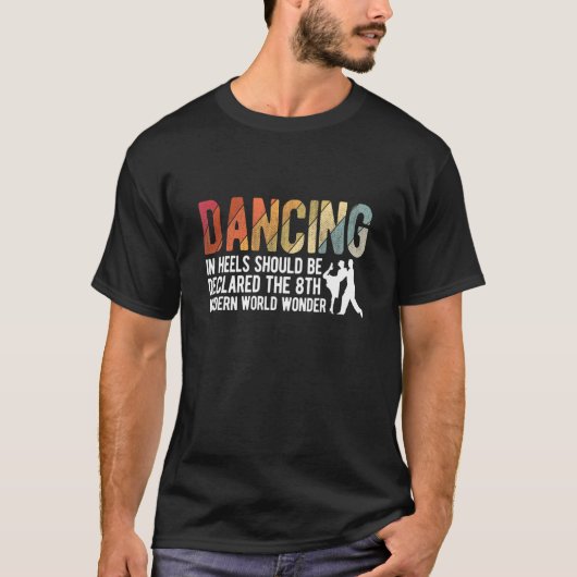 Moderne dansen voor een danser 1 t-shirt (Voorkant)