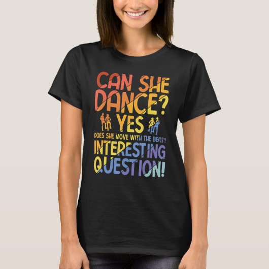 Moderne dansen voor een danser t-shirt (Voorkant)