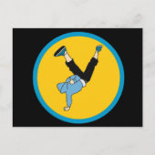 Moderne danseres voor hippe hopstijl briefkaart (Voorkant)