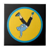 Moderne danseres voor hippe hopstijl tegeltje (Voorkant)