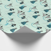 Moderne Dansers Cadeauverpakking Set Cadeaupapier (Hoek)