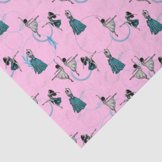 Moderne Dansers Cadeauverpakking Set Tissuepapier (Detail)