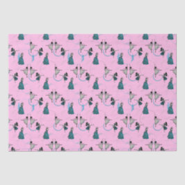 Moderne Dansers Cadeauverpakking Set Tissuepapier