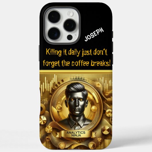 Moderne Data Scientist blinkt uit in Analytics Case-Mate iPhone Case (Achterkant)