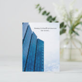 Moderne de Bouw Verticale Douanezaken die bewegen Briefkaart (Staand voorkant)