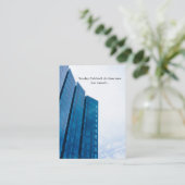 Moderne de Bouw Verticale Douanezaken die bewegen Visitekaartje (Staand voorkant)