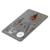 Moderne de Foto van de Vakantie van de Kalender 20 Magneet (Linkerzijde)