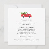 Moderne Decking Nieuwe Zalen Kersttruck Verhuizen Aankondiging (Achterkant)