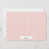 Moderne Deckle Merry Christmas-fotokaart Feestdagenkaart (Achterkant)