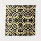 moderne deco abstracte geometrische zeemijlen wandkleed (Voorkant (horizontaal))