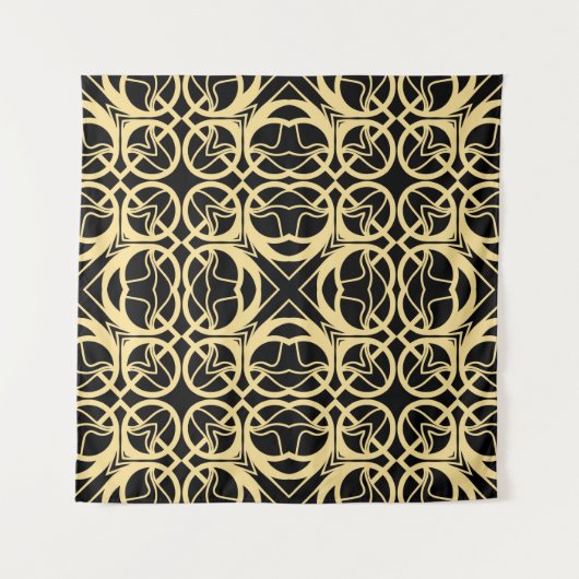 moderne deco abstracte geometrische zeemijlen wandkleed (Voorkant)