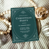 Moderne deco | Elegant Groen Kerstfeest Kaart