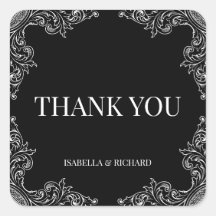 Moderne deco| Elegante zwart-wit bruiloft