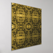 Moderne deco Golden Geometric Poster print (Laagn)