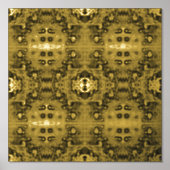 Moderne deco Golden Geometric Poster print (Voorkant)