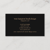 Moderne Decorateur Home Staging Visitekaartje (Achterkant)