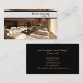 Moderne Decorateur Home Staging Visitekaartje (Voorkant / Achterkant)